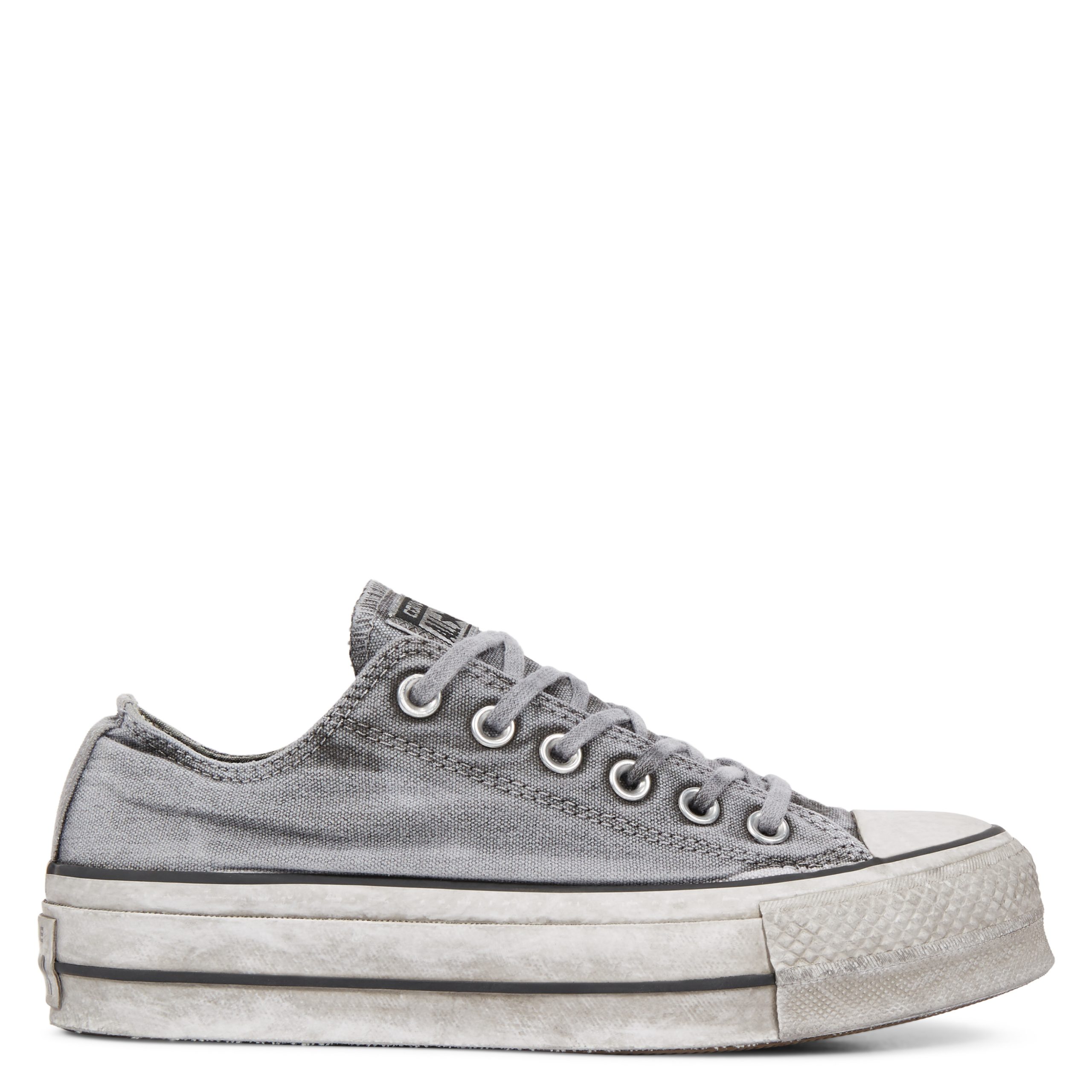 Chuck Taylor All Star Lift Smoked Canvas Low Top Grey grande taille -  Sélection grandshopping.fr