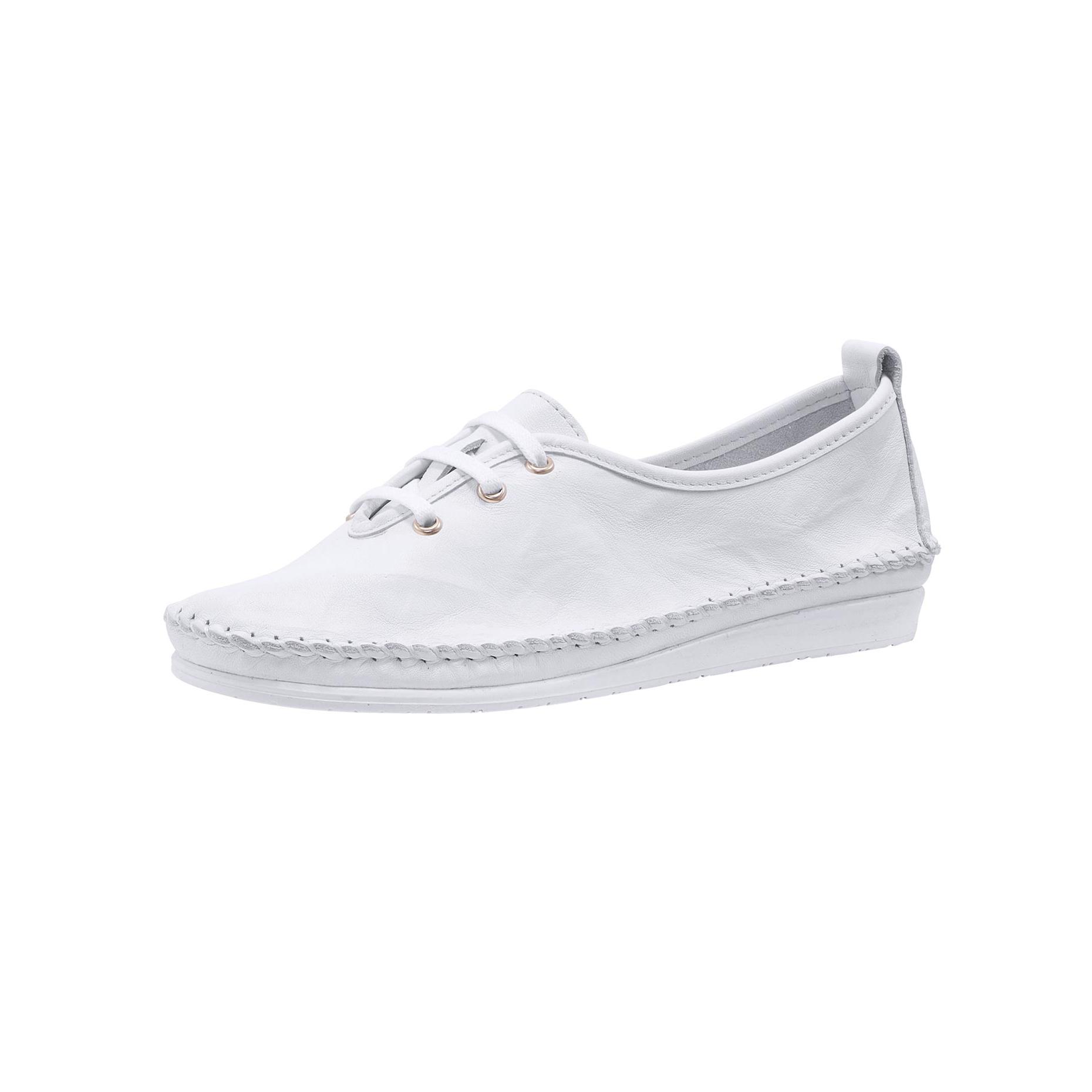Helline - Chaussures à lacets blanc - Grandes pointures - Sélection  grandshopping.fr